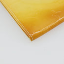 LOUIS VUITTON Monogram Vernis Kenmare Pouch Lime Yellow M91062 LV Auth bs34726A-17