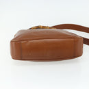 GUCCI Bamboo Hand Bag Leather 2way Brown Gold 001 2113 1638 Auth bs34730-5