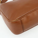 GUCCI Bamboo Hand Bag Leather 2way Brown Gold 001 2113 1638 Auth bs34730-16