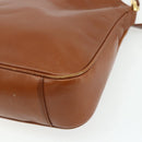 GUCCI Bamboo Hand Bag Leather 2way Brown Gold 001 2113 1638 Auth bs34730-17