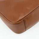 GUCCI Bamboo Hand Bag Leather 2way Brown Gold 001 2113 1638 Auth bs34730-18