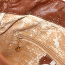 GUCCI Bamboo Hand Bag Leather 2way Brown Gold 001 2113 1638 Auth bs34730-22