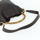 GUCCI Bambus Handtasche Leder 2-Wege Braun Gold 001 2058 1577 0 Auth bs34732-8