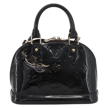 LOUIS VUITTON Monogram Vernis Alma BB Hand Bag Amarante M91678 LV Auth bs34735 - 0