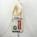 LOUIS VUITTON White Flat Vertical Toe Bag 2way Multicolor M44627 LV Auth bs34737-23