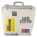 LOUIS VUITTON White Flat Vertical Toe Bag 2way Multicolor M44627 LV Auth bs34737-2