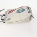 LOUIS VUITTON White Flat Vertical Toe Bag 2way Multicolor M44627 LV Auth bs34737-4