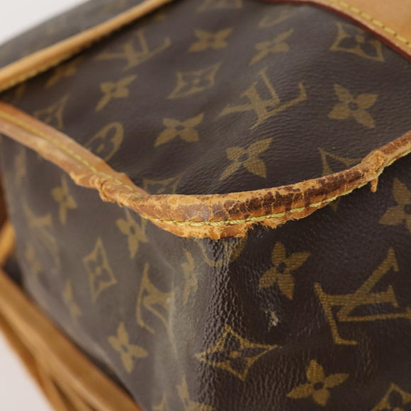 LOUIS VUITTON Monogram Sac Chassour 45 Boston Bag M41922 LV Auth bs34738A