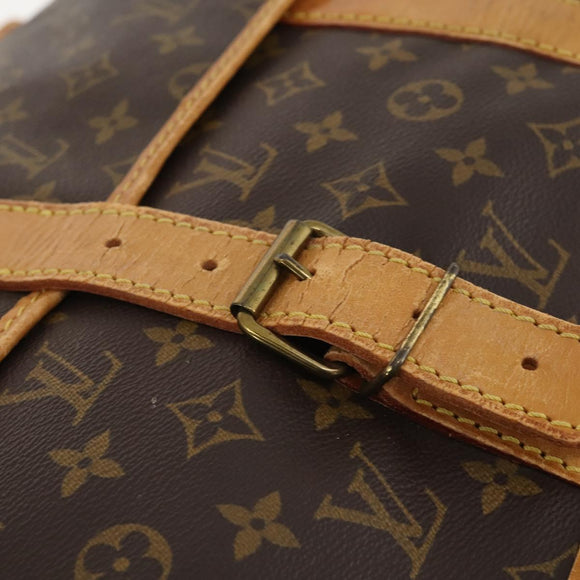 LOUIS VUITTON Monogram Sac Chassour 45 Boston Bag M41922 LV Auth bs34738A