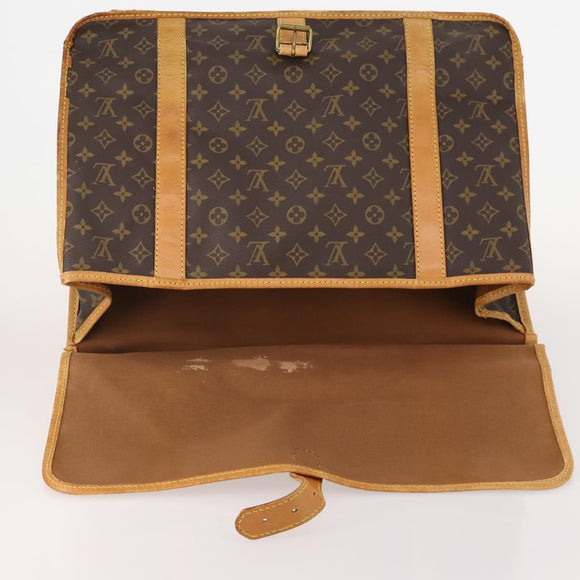 LOUIS VUITTON Monogram Sac Chassour 45 Boston Bag M41922 LV Auth bs34738A
