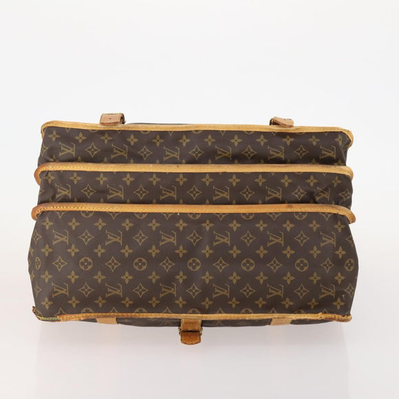 LOUIS VUITTON Monogram Sac Chassour 45 Boston Bag M41922 LV Auth bs34738A