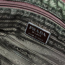 PRADA Umhängetasche Nylon Khaki Silber Auth bs34740-19