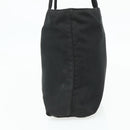 PRADA Tote Bag Nylon Black Silver Auth bs34741-5