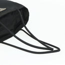 PRADA Tote Bag Nylon Black Silver Auth bs34741-7
