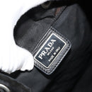 PRADA Backpack Nylon Silver Black Auth bs34742-20