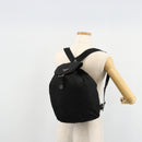 PRADA Backpack Nylon Silver Black Auth bs34742-25