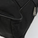 PRADA Hand Bag Nylon 2way Black Silver Auth bs34745-14