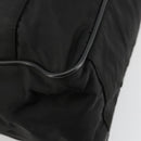 PRADA Hand Bag Nylon 2way Black Silver Auth bs34745-15