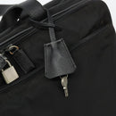 PRADA Hand Bag Nylon 2way Black Silver Auth bs34745-17