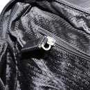 PRADA Hand Bag Nylon 2way Black Silver Auth bs34745-23