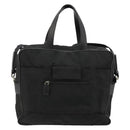 PRADA Hand Bag Nylon 2way Black Silver Auth bs34745-3