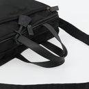 PRADA Hand Bag Nylon 2way Black Silver Auth bs34745-7