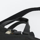 PRADA Hand Bag Nylon 2way Black Silver Auth bs34745-8