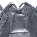 BALLY Gewatteerde Handtas Leer Zwart Goud Auth bs34746-21