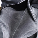 BALLY Gewatteerde Handtas Leer Zwart Goud Auth bs34746-10