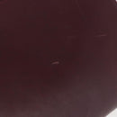 VALENTINO Shoulder Bag Leather Bordeaux Gold Auth bs34747-3