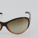 CHANEL Sunglasses plastic Brown CC Auth bs34750-7