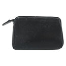 CHANEL Coin Purse Caviar Skin Black Gold CC Auth bs34754-2