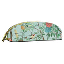 GUCCI Pen Case Leather Light Blue Gold 662130 Auth bs34755M-1