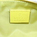 GUCCI Pen Case Leather Light Blue Gold 662130 Auth bs34755M-14