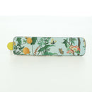 GUCCI Pen Case Leather Light Blue Gold 662130 Auth bs34755M-7
