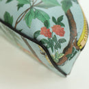 GUCCI Pen Case Leather Light Blue Gold 662130 Auth bs34755M-9