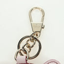 GUCCI GG Embossed Leather Panda Bag Charm Leather Brown Gold Auth bs34757M-4