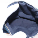 HERMES Bolide Pouch 15 cotton Blue Auth bs34759A-9