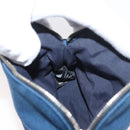 HERMES Bolide Pouch 15 cotton Blue Auth bs34759A-17