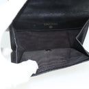 CHANEL Bifold Wallet Caviar Skin Black Gold CC Auth bs34761-9
