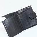 CHANEL Bifold Wallet Caviar Skin Black Gold CC Auth bs34761-10