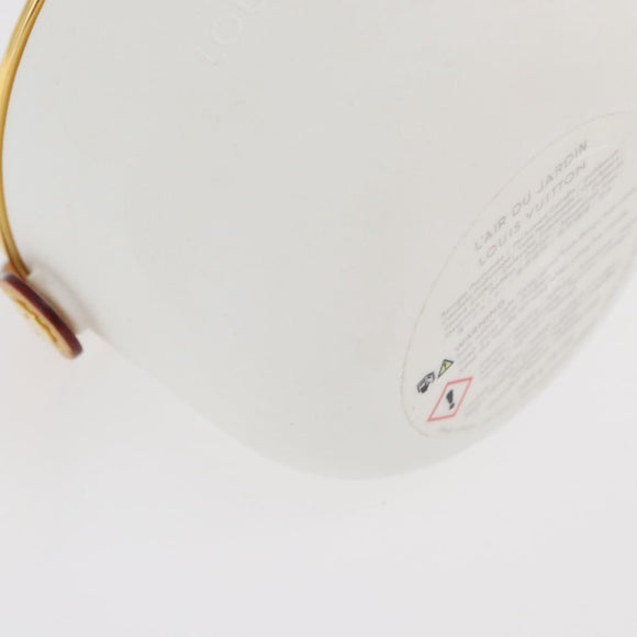 LOUIS VUITTON L'AIR DU JARDIN Aroma Candle Pottery White LV Auth bs34762A