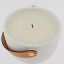 LOUIS VUITTON L'AIR DU JARDIN Aroma Candle Pottery White LV Auth bs34762A-18