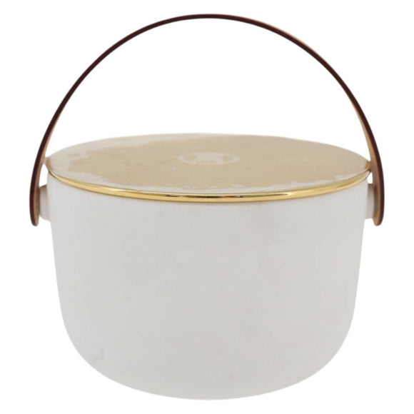 LOUIS VUITTON L'AIR DU JARDIN Aroma Candle Pottery White LV Auth bs34762A