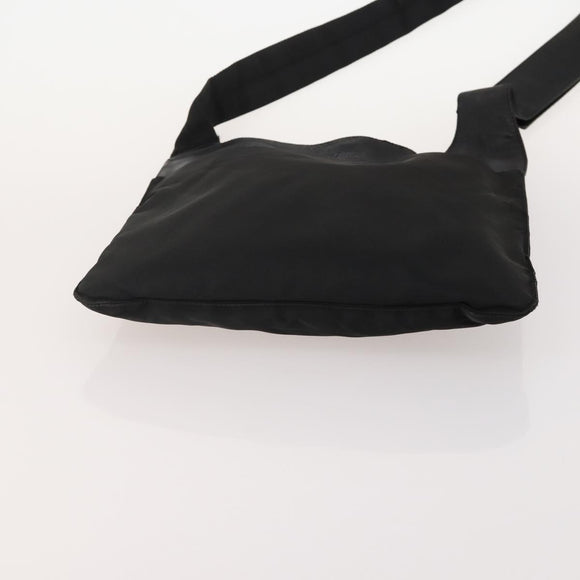 PRADA Sports Line Shoulder Bag Nylon Canvas 3 Set Black Red Auth bs34765