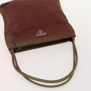 PRADA Hand Bag Nylon 4 Set White Khaki Light Blue Auth bs34766-11