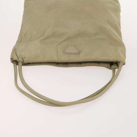 PRADA Hand Bag Nylon 4 Set White Khaki Light Blue Auth bs34766