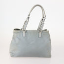 PRADA Hand Bag Nylon 4 Set White Khaki Light Blue Auth bs34766-3