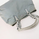 PRADA Hand Bag Nylon 4 Set White Khaki Light Blue Auth bs34766-5