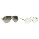 Christian Dior Sunglasses plastic 2 Set Gold Auth bs34769-1
